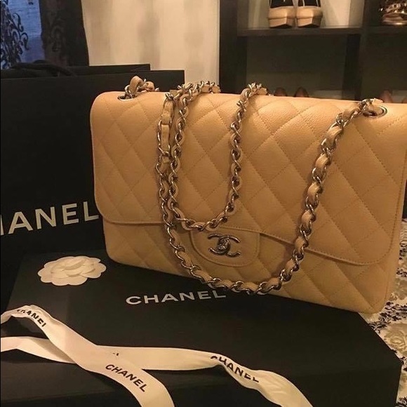 Chanel Nude Jumbo Caviar - Picture 1 of 1